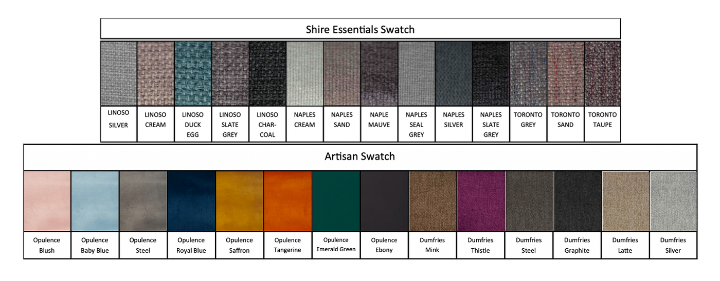 Shire Headboard Swatches