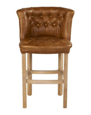Parker Barstool in Brown Cerrato with Uist Night