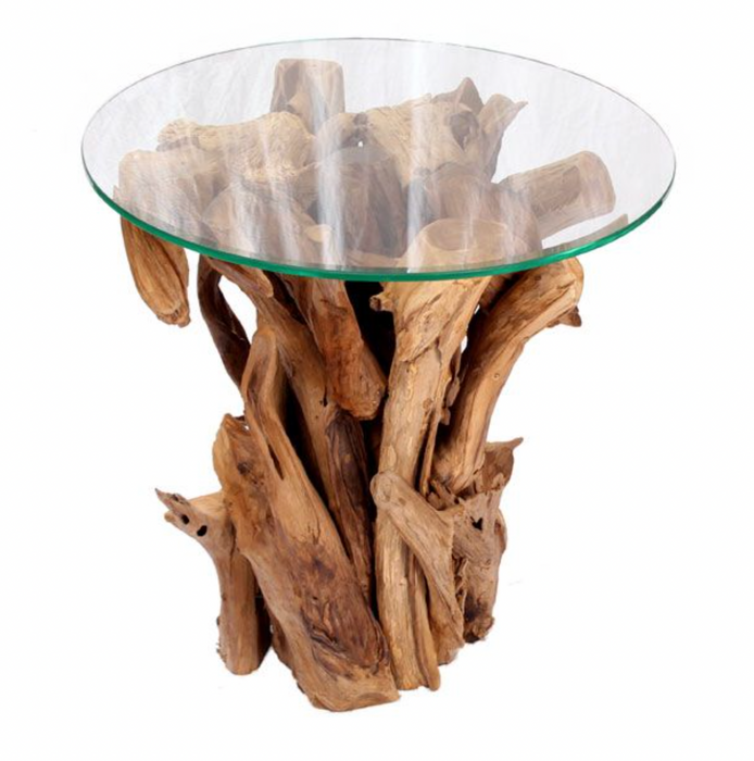 Teak Root Side Table