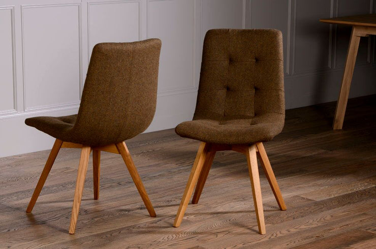Allegro Chair in Aberdeen Peat - Kubek Furniture