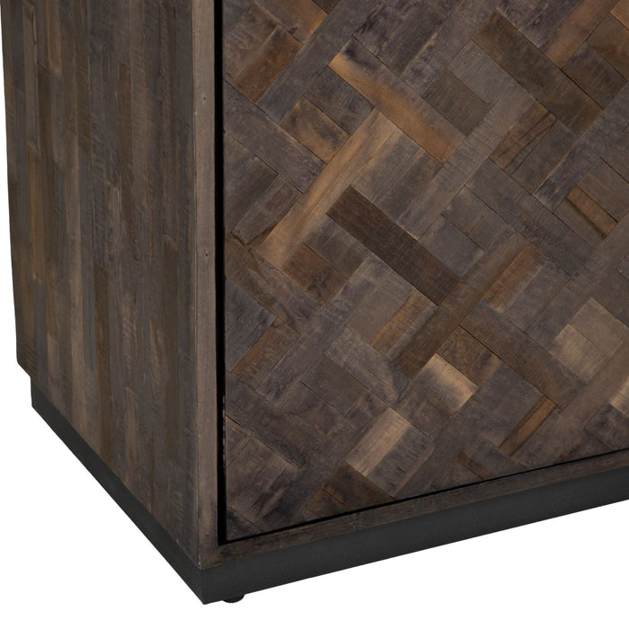 Bali Teak & Iron Small Sideboard