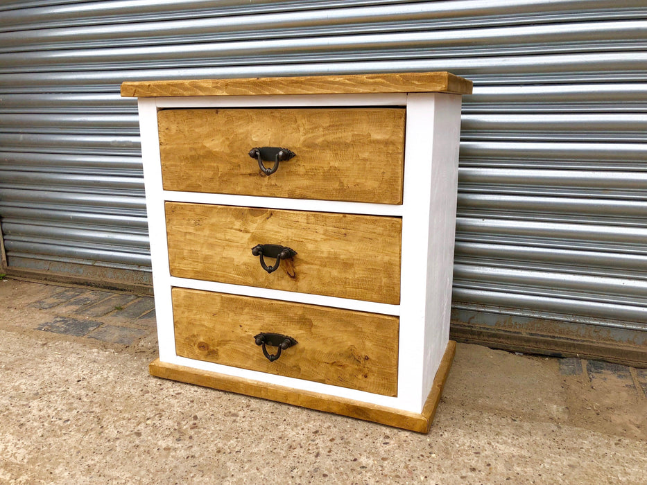The Artisan Painted 3-Drawer Chest - Kubek Furniture
