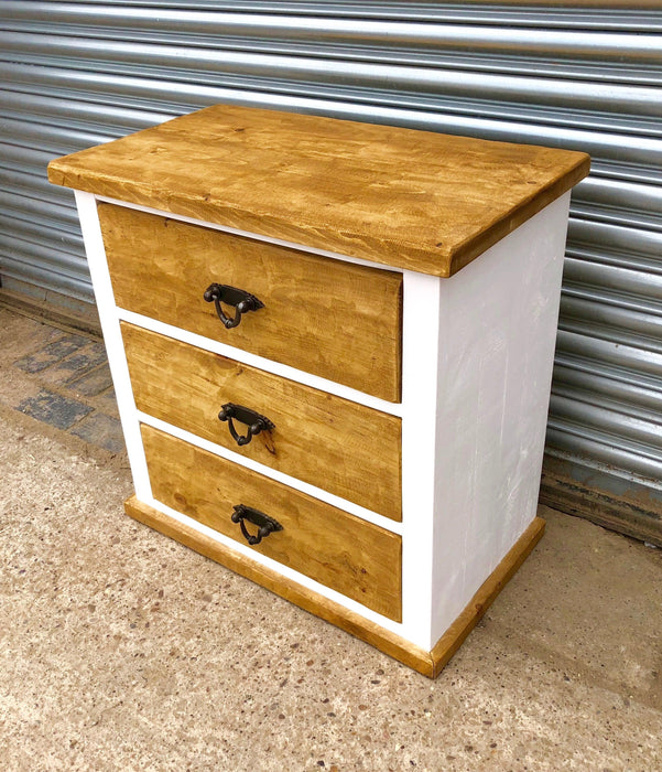 The Artisan Painted 3-Drawer Chest - Kubek Furniture