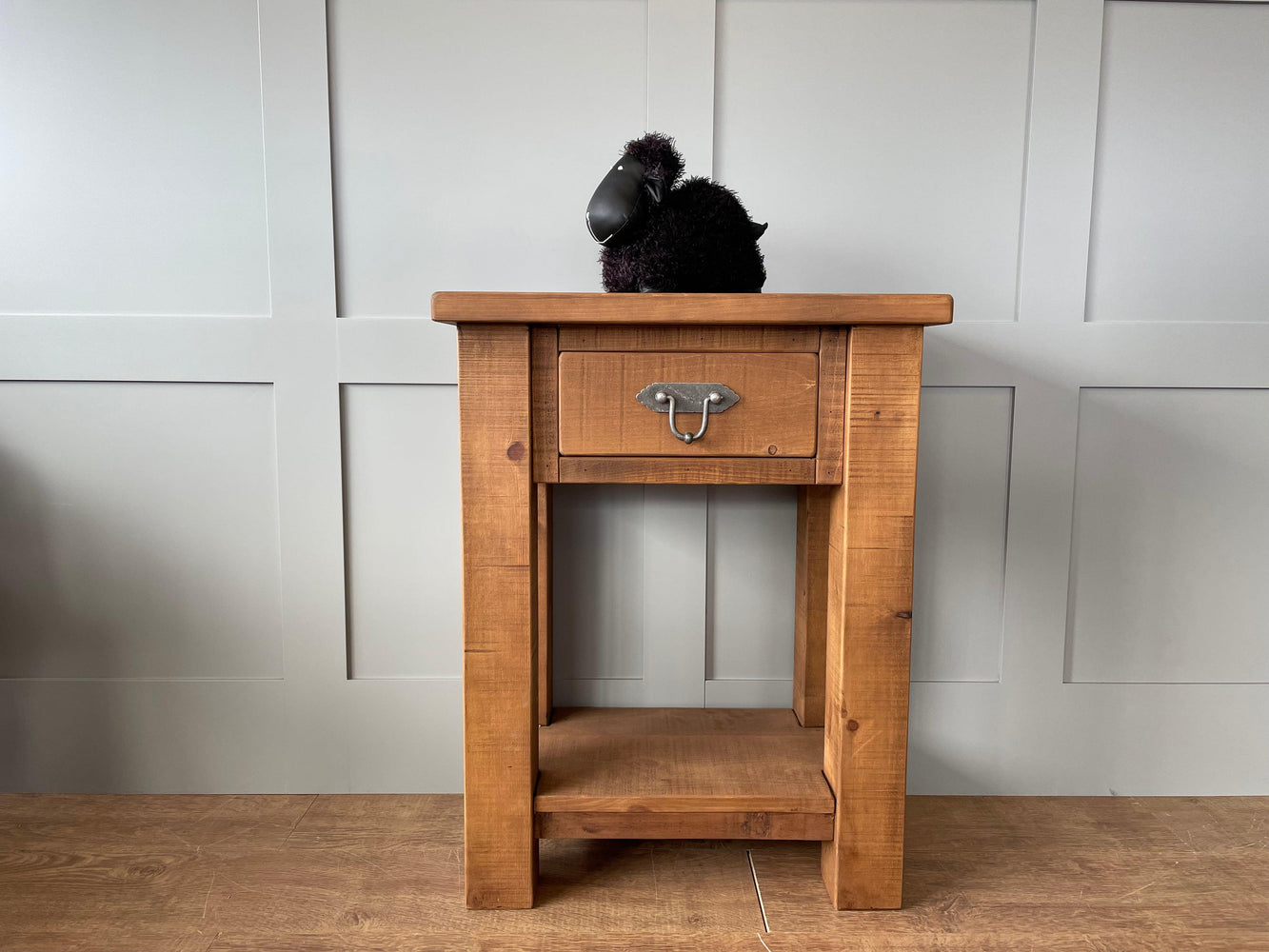 The Authentic Waxed Hall Console Table - Small - Kubek Furniture