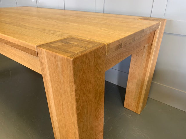 The Quercus Oak Through-Leg Table 1800mm