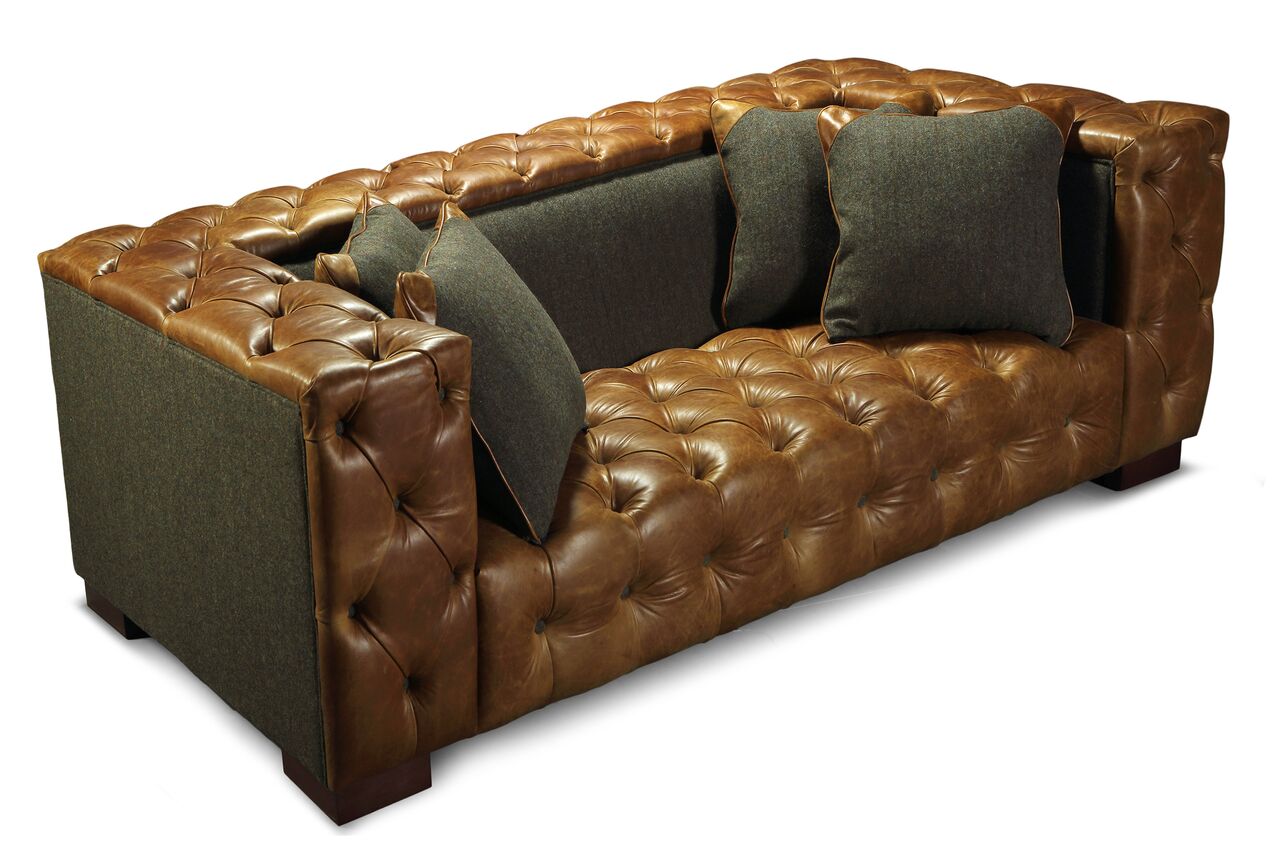 Titan Sofa in Grey or Brown Cerrato - Kubek Furniture