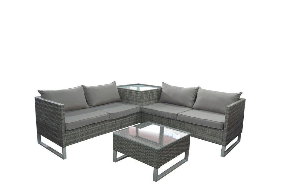 Lucy dark grey 2 piece sectional discount