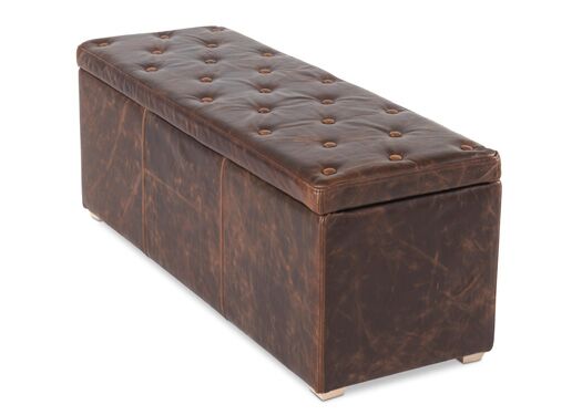 Cube Bench in Barthollo Leather - Kubek Furniture