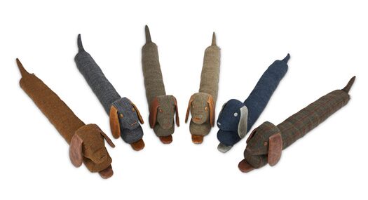 Dog Draft Excluders in Harris Tweed - Kubek Furniture