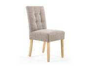 Moseley Dining Chair in Oatmeal Tweed