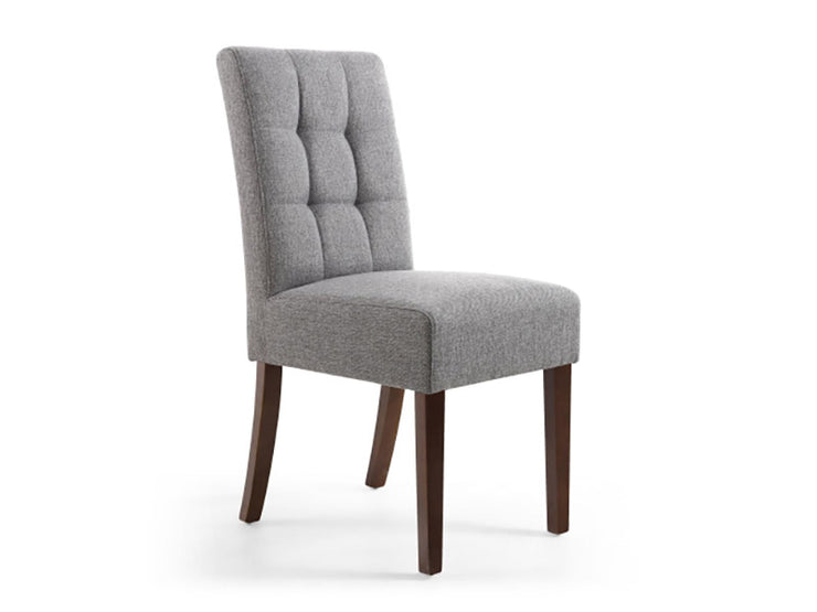 Moseley Dining Chair in Steel Grey Tweed