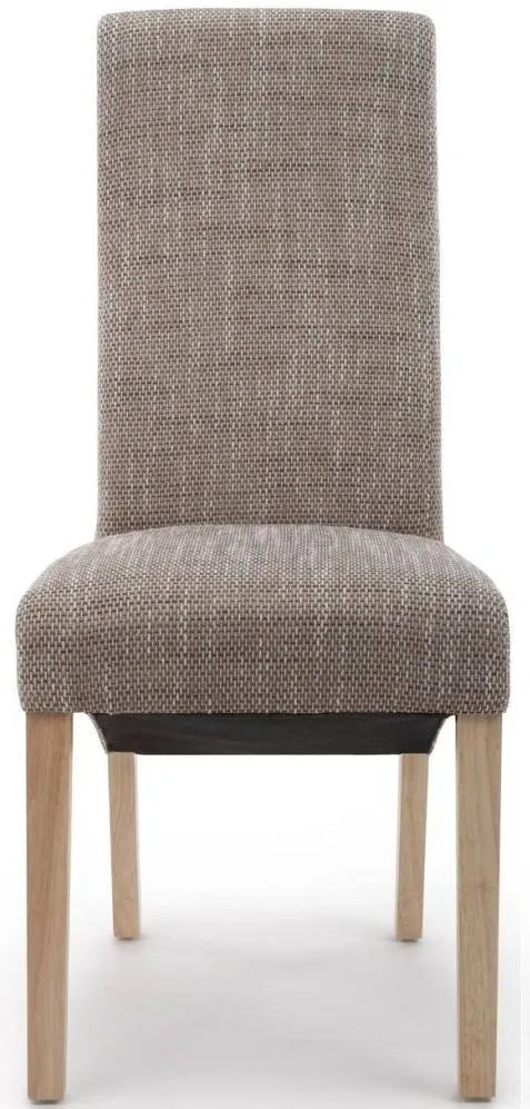 Baxter Dining Chair in Oatmeal Tweed