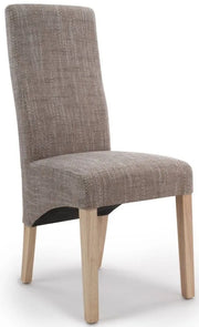 Baxter Dining Chair in Oatmeal Tweed