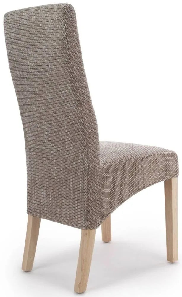 Baxter Dining Chair in Oatmeal Tweed