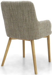 Sidcup Dining Chair in Oatmeal Tweed