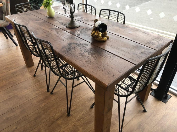 The Authentic Waxed Plank Dining Table - Kubek Furniture