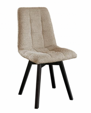 Allegro Chair in Cologne Mink with Black Leg