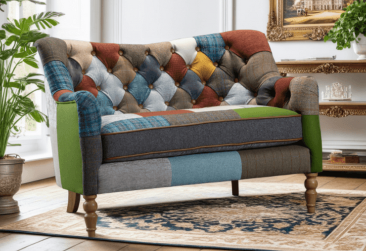 Alsace Petit Patchwork 2-Seater Sofa