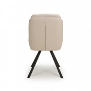 Arnhem Swivel Dining Chair in Cream Leather