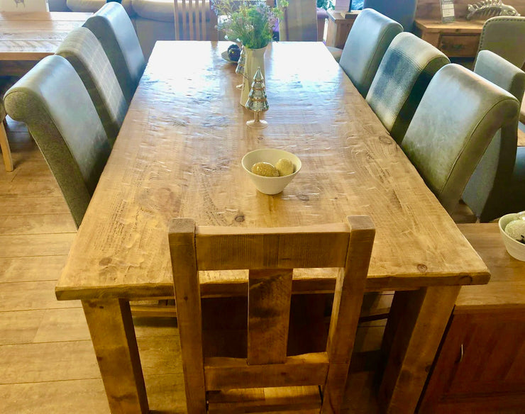The Artisan Waxed 2400mm 4-Plank Dining Table