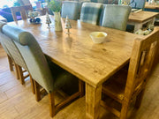 The Artisan Waxed 2100mm 4-Plank Dining Table