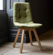 Atlanta Chair in Olive Velvet