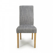 Bailey Dining Chair in Grey Tweed