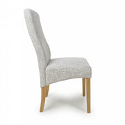 Bailey Dining Chair in Light Grey Weave