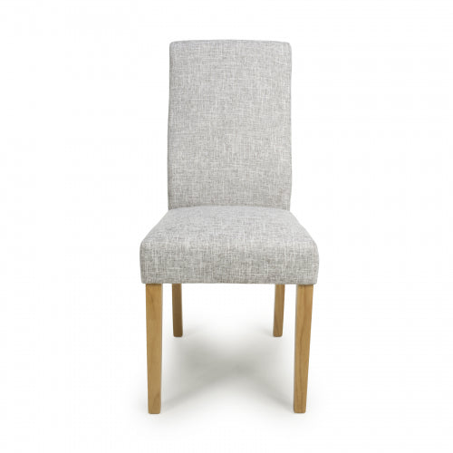 Bailey Dining Chair in Light Grey Weave