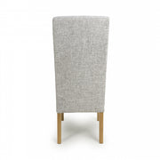 Bailey Dining Chair in Light Grey Weave