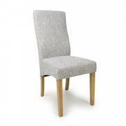 Bailey Dining Chair in Light Grey Weave