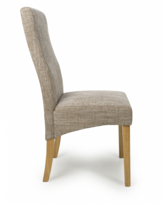 Bailey Dining Chair in Oatmeal Tweed