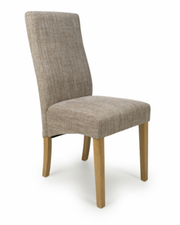 Bailey Dining Chair in Oatmeal Tweed