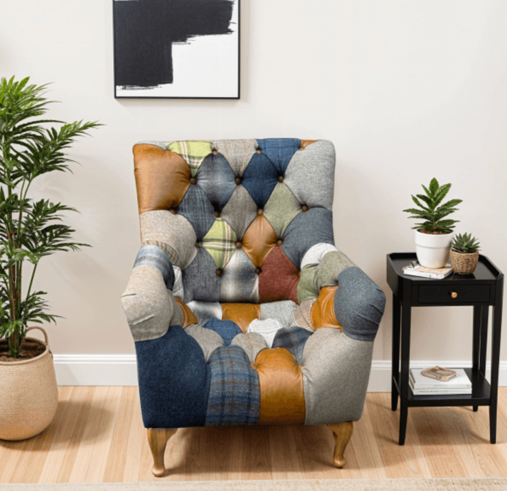 Bamford Club Patchwork Armchair