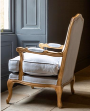 Bardney Armchair in Silver Linnet