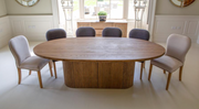 The Tambour Barkington Oval Dining Table