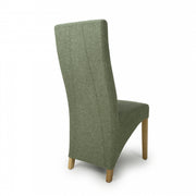 Baxter Dining Chair in Green Weave