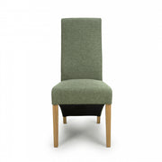 Baxter Dining Chair in Green Weave