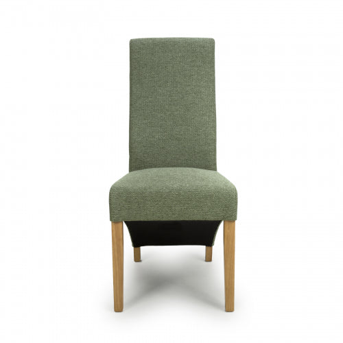 Baxter Dining Chair in Green Weave