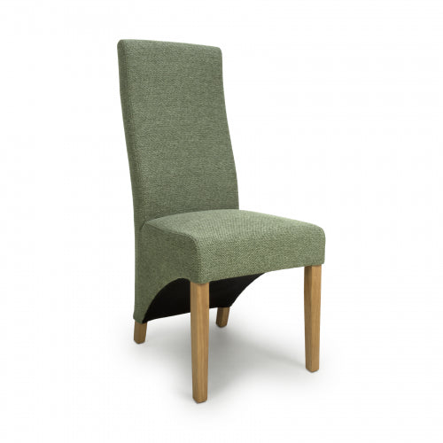 Baxter Dining Chair in Green Weave