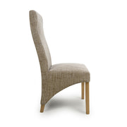 Baxter Dining Chair in Oatmeal Tweed