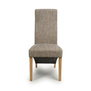 Baxter Dining Chair in Oatmeal Tweed