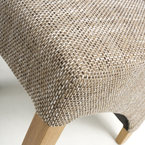 Baxter Dining Chair in Oatmeal Tweed