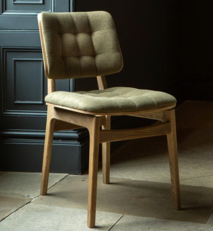 Boden Chair in Cambridge Hunter Fabric