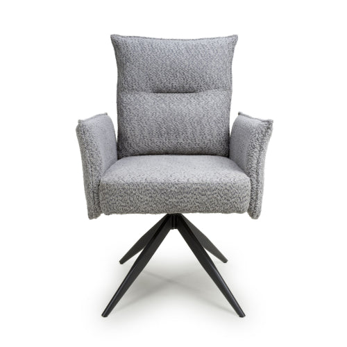 Brunswick Light Grey Swivel Chair