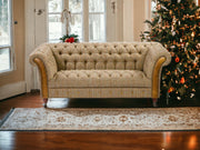 Bretby 2-Seater Sofa in Gamekeeper Thorn with Brown Cerrato