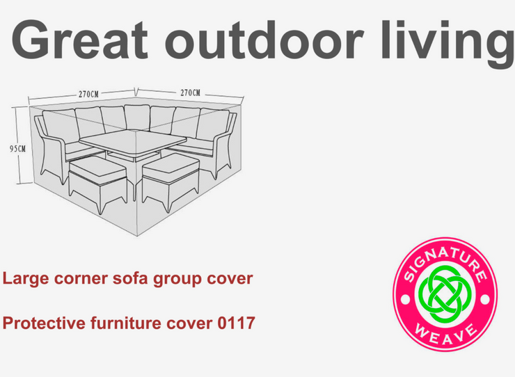 Large Corner Sofa Set Cover