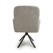 Cassidy Corduroy Mink Swivel Chair