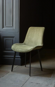 Evia Chair in Green Velvet