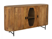 The Fluted Ridged 3-Door Sideboard